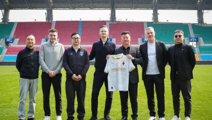 8868体育官网-门兴总部管理团队造访南通支云，双方就青训等展开深度探讨